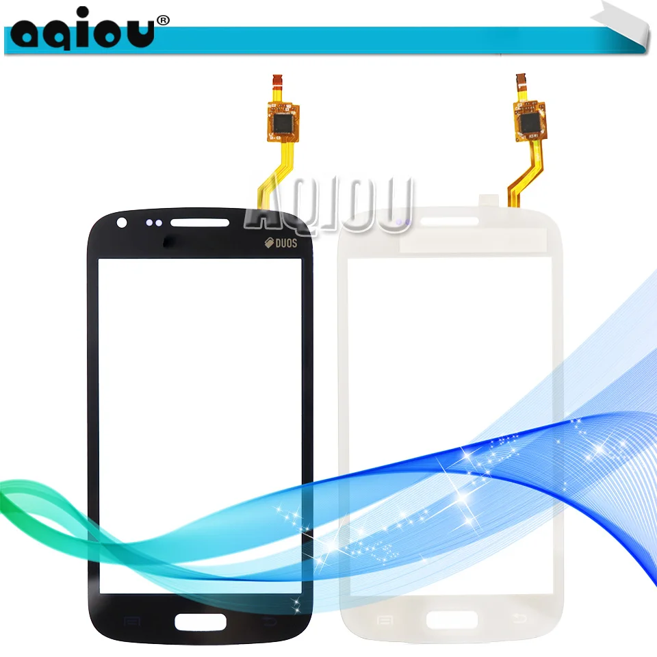 

Highest quality 4.3" For Samsung Galaxy Core i8260 i8262 Duos GT 8262 8260 Touch Screen Digitizer Sensor Front Glass Lens Panel