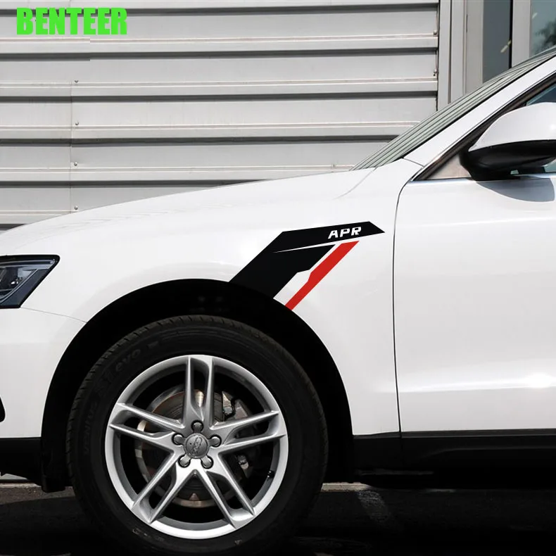 2 шт. APR M Power Motosports Car стильная Автомобильная наклейка для BMW E90 F30 F10 X1 X3 X5 X6 E46 E36 E60 Audi