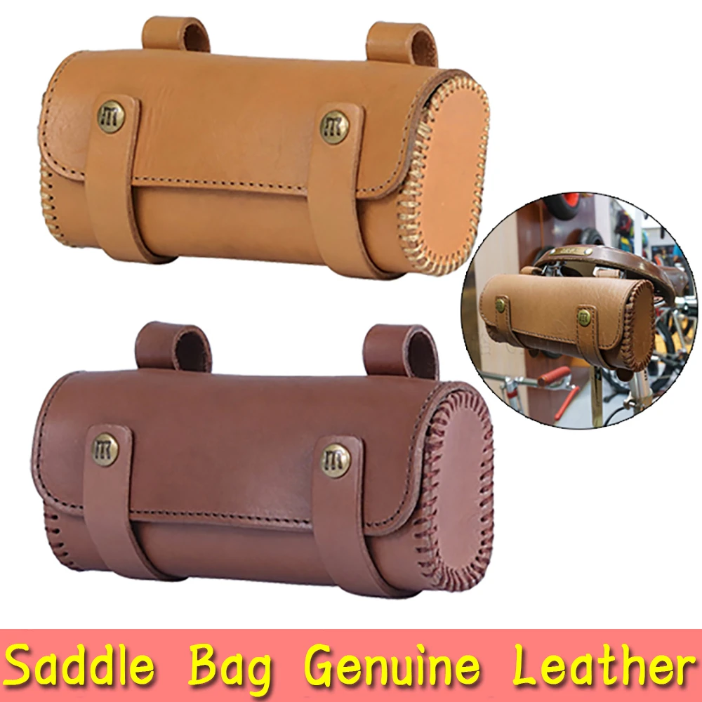 Mhlヴィンテージ牛革レザー自転車サドルバッグシートクッションパッケージバッグ後部座席パッケージチャーター小さな車輪径h77 H77 Bag Shopperbag Nail Aliexpress