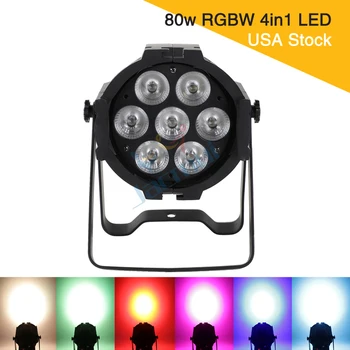

US Warehouse Fast Delivery 80W 4in1 7-RGBW LED Wedding DJ Bar Party Lighting Stage Par Light