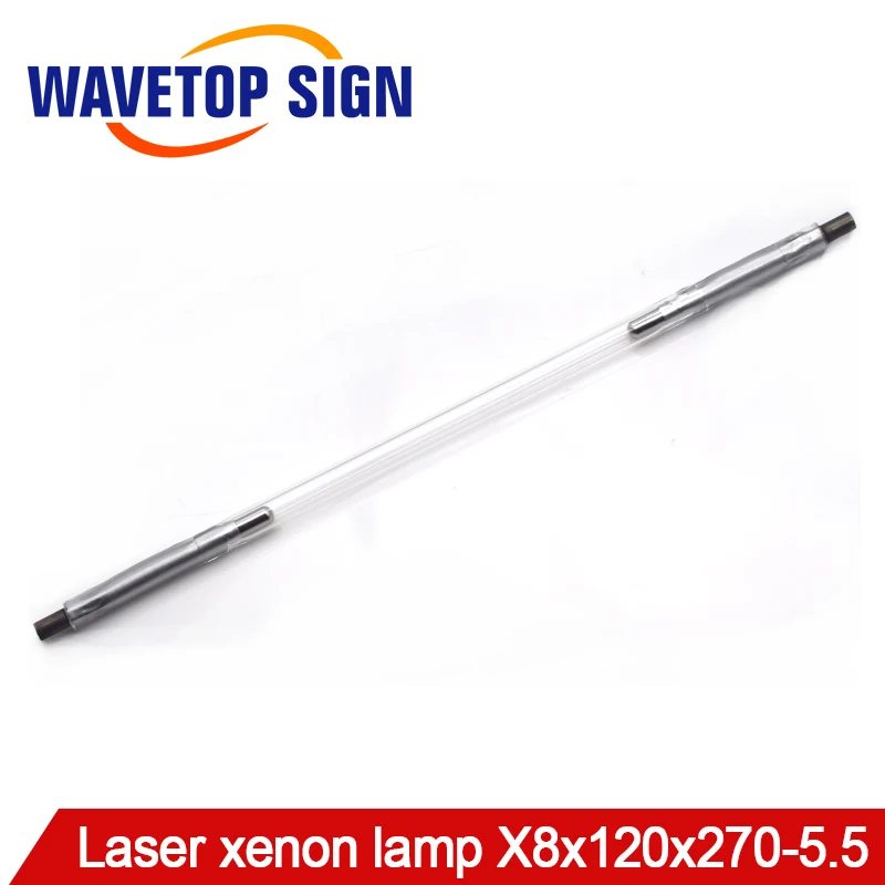

Laser Xenon Lamp X8*120*270-5.5mm / 8*180*330-5 Use For Laser Welding Machine Laser Mark Machine Xenon Lamp