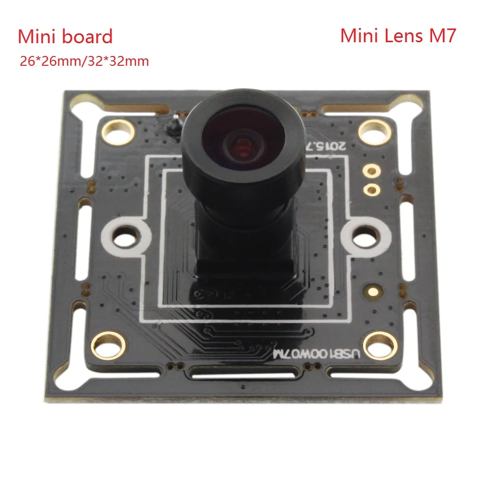 

ELP 720P M7 lens 26*26mm Tiny board CMOS Camera Board,High speed USB2.0 MJPEG 30fps 1280X720 USB with Camera Module