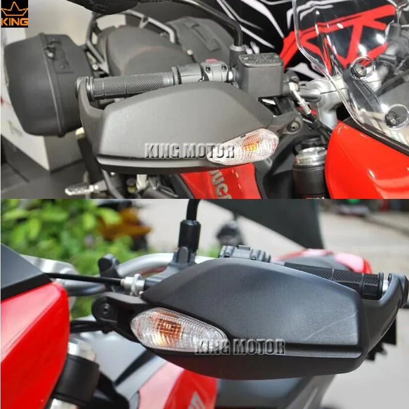 Для DUCATI Hypermotard 796 820 1100 Evo Hyperstrada 821 защита бокового руля тормоза сцепления с сигналом поворота светильник