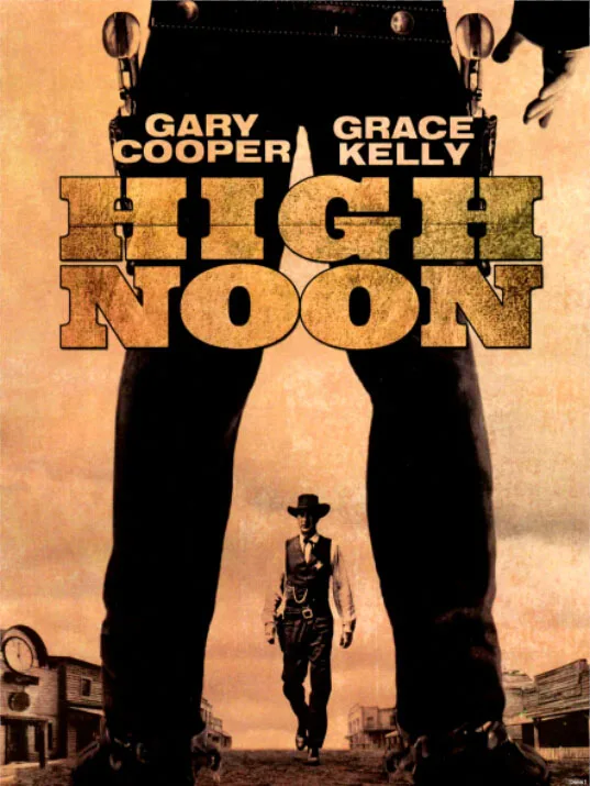 Gary Cooper High Noon Movie Legendary Actor Grace Kelly Art Huge Print