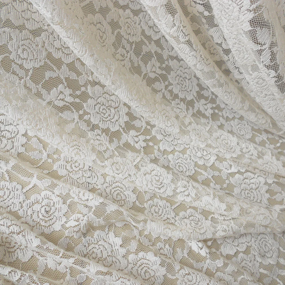 Rose lace fabric Floral lace fabric trim french lace wedding dress