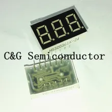 10 шт. LD-3361AS 3 цифр 0,3" Красный 7-сегментный светодиодный дисплей общий анод