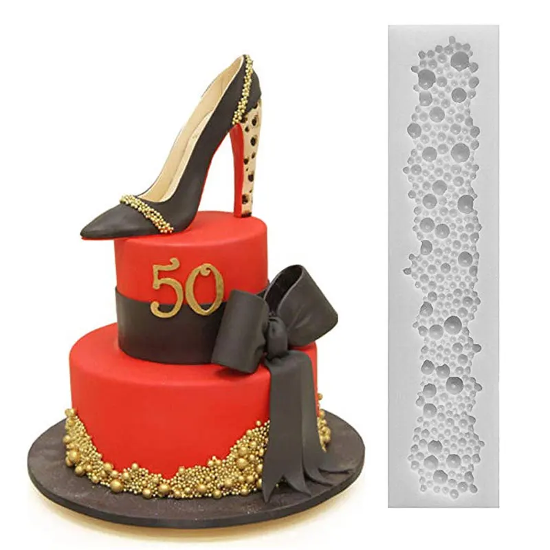

Pearls Mould Fondant Cake Decorating Tools Silicone Molds Sugarcrafts Chocolate Baking Tools for Cakes Gumpaste Fimo