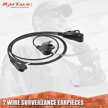

Surveillance Kit Acoustic Tube Earphone with PTT/MIc for Two Way Radio