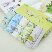 5 шт./лот, новинка года, трусы-боксеры для мальчиков, От 3 до 13 лет хлопковое нижнее белье с изображением динозавра детские трусы для мальчиков, трусы для мальчиков, трусы