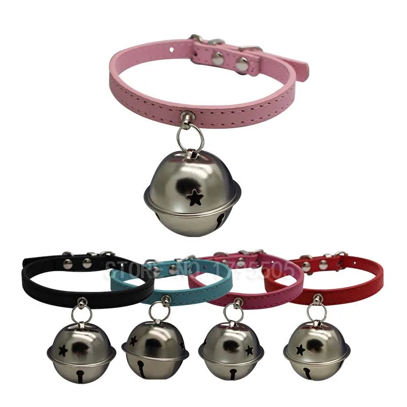 2017 Fashion Cat Dog Collar With Big Bell Adjustable Pretty Bowtie