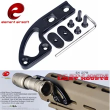 Элемент страйкбол SMC Скаут адаптивный свет крепление M300 M600 тактический фонарик Softair охотничье оружие фонарь для ружья Аксессуары EX279