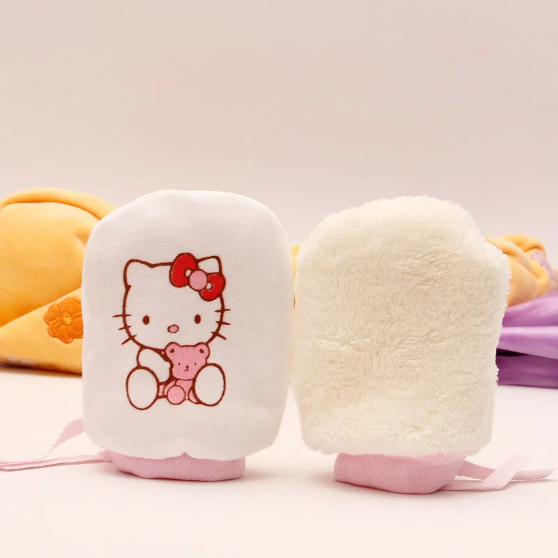 

Winter Baby Glove Mittens Cartoon Pattern Anti-grasping Gloves Newborn Protection Face 100% Cotton Anti Scratching Gloves Kids