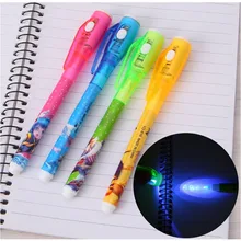 Magic 2 в 1 ультрафиолетовый свет комбо креативная канцелярская ручка с невидимыми чернилами