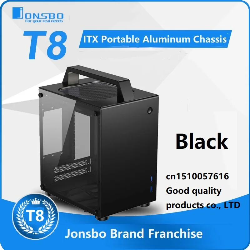 

Jonsbo T8 Aluminum Chassis ITX Portable MINI small shell Side Through Computer Case