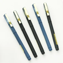 10 шт M& G черный золотистый гель ручка 0,5 мм гелевая ручка Acme Drive Experience AGPA3901 школьные принадлежности