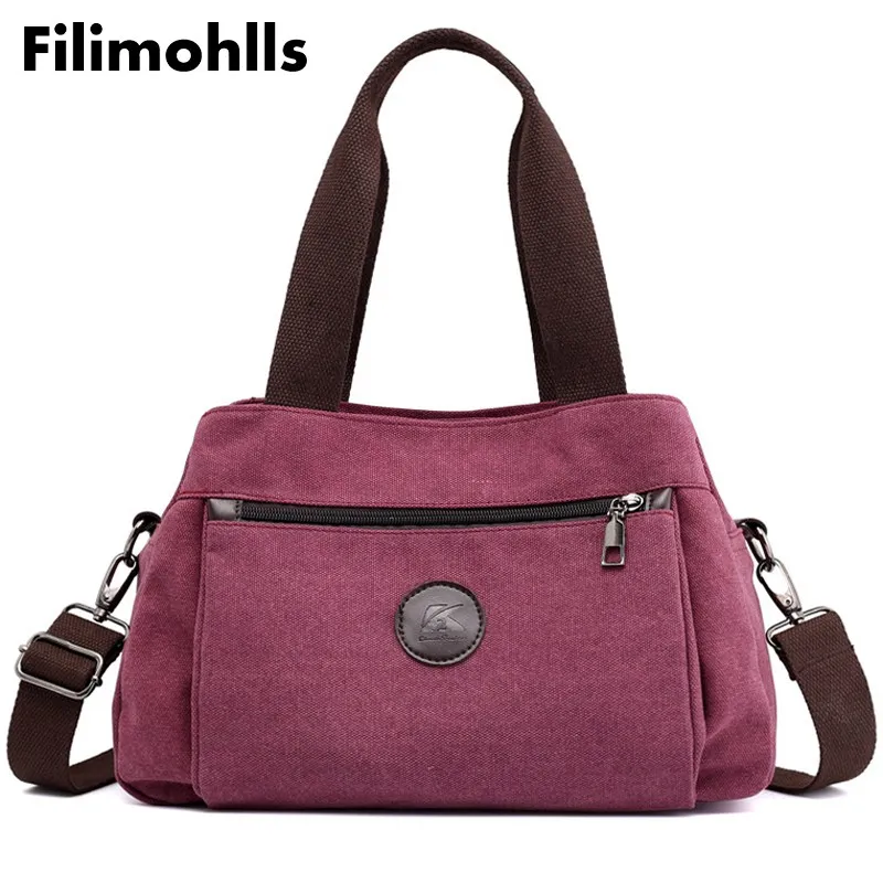 borgogna Delle Donna F Hobos Spalla Borsoni Il Signore Femminile Bolsas grigio Solido Donne A Dell'annata Tela 411 blu cachi Di Sacchetto Crossbody Nero Del Pacchetto Singolo Borse ppxrF