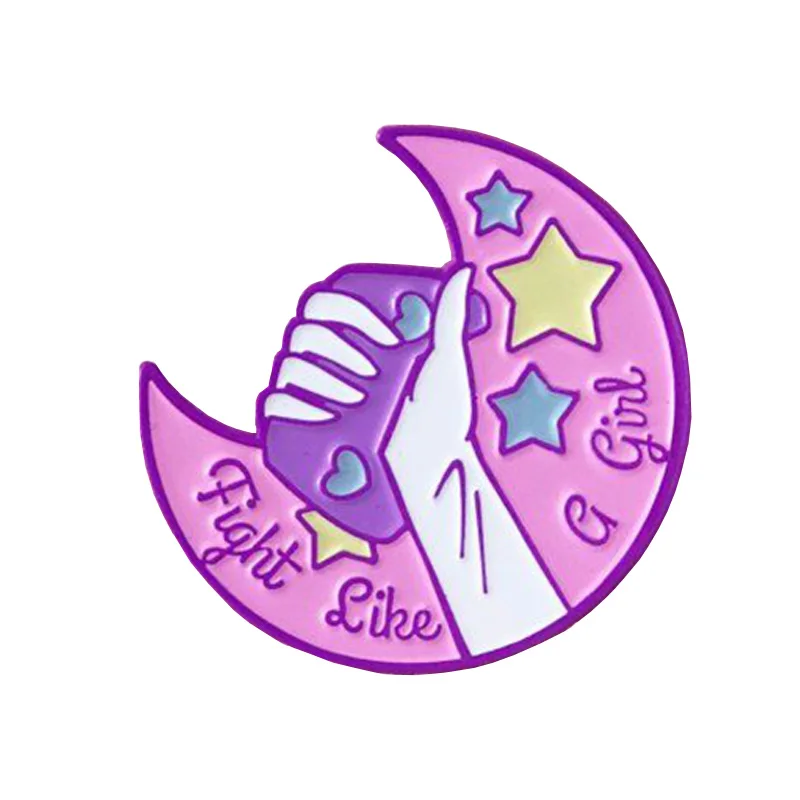 

Fight like a Gamer Girl Pin Sailor Moon brooch