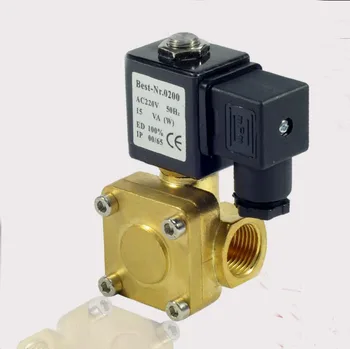 

1/4" Brass Electric Solenoid Valve AC220V Normally closed 0927000