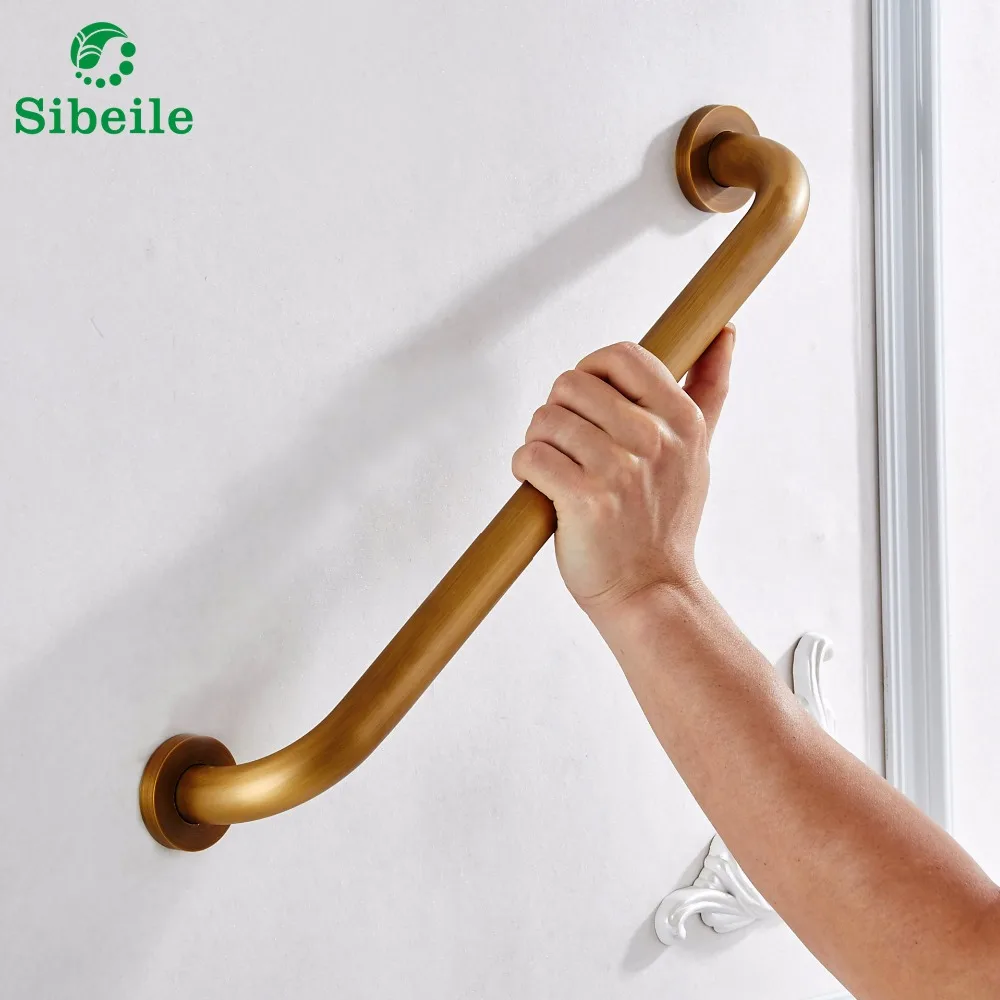 SBLE High Quality more size Antique Brass Bathtub Tub Grab Bar Shower