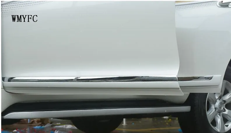 Хромированный корпус двери Боковая Отделка крышка литья для Toyota Prado J150 2014 2015 2016 2017