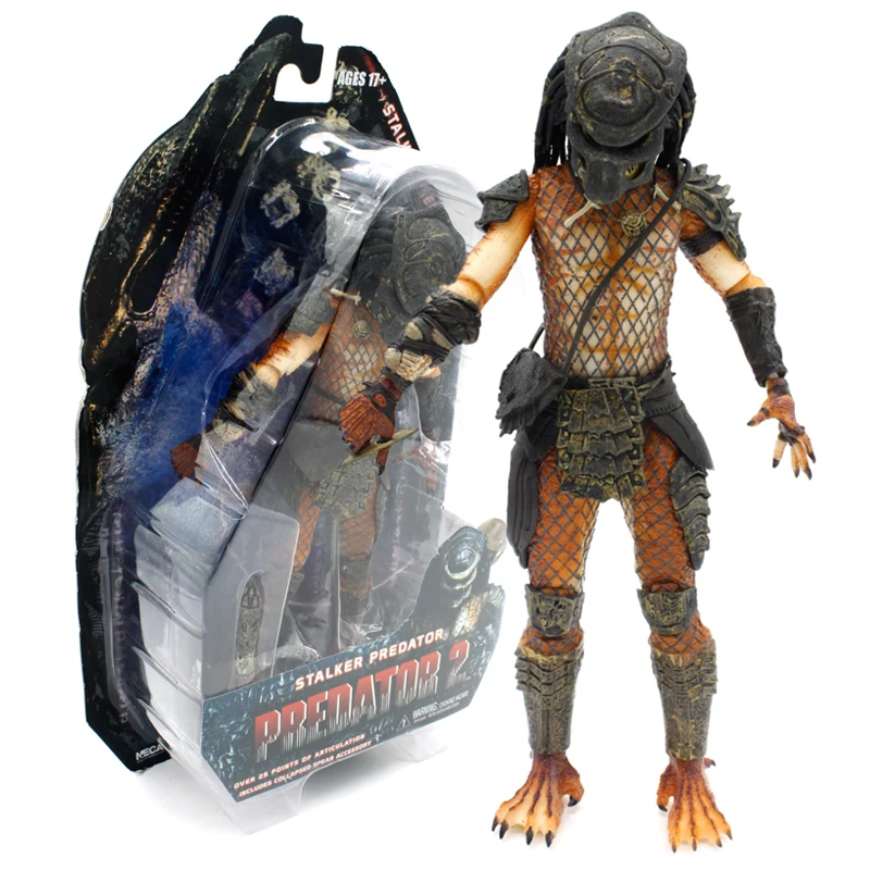 

NECA Predator 2 Stalker Predator PVC Action Figure Collectible Model Toy For Collection Gift 7" 18cm