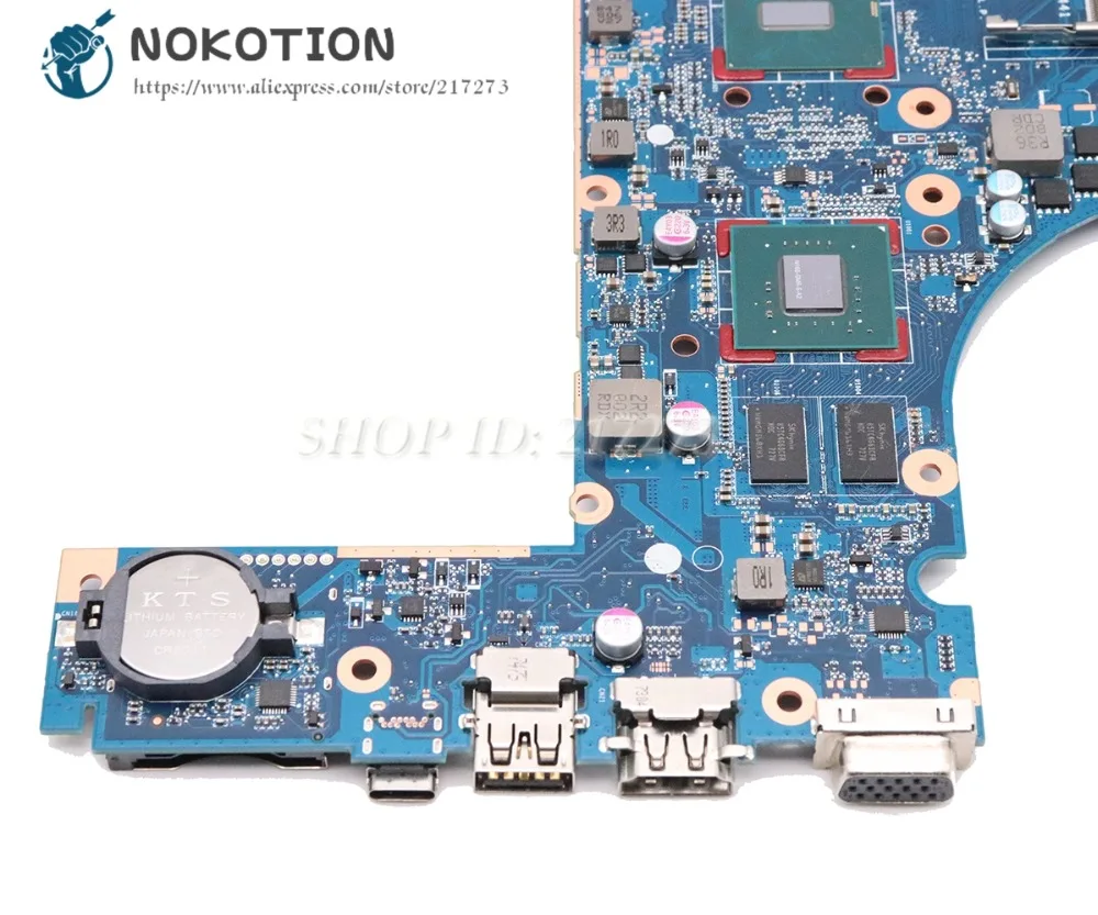 price cut  NOKOTION For HP 450 G4 470 G4 Laptop Motherboard i5-7200U CPU DA0X83MB6H0 805696-001 805696-002 907