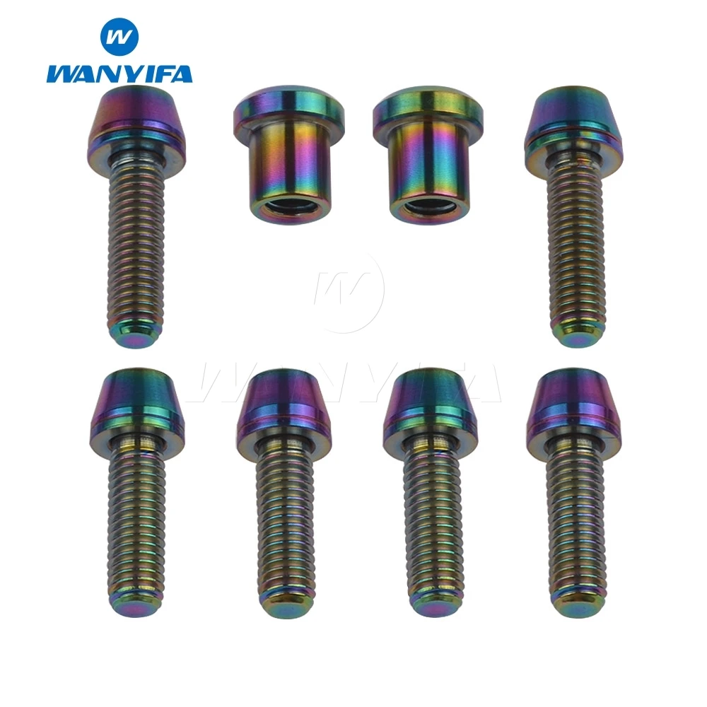 Титановые болты Wanyifa M5x18 16 мм для 3T ARX LTD Stem|Велосипедный вынос| |