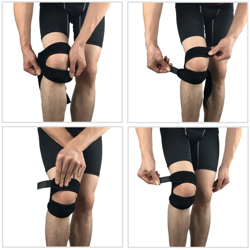 Sports Knee Support Patella Belt Elastic Bandage Tape Sport Strap Knee Pads Protector Band For Knee Brace Football Sports Sports Knee Support Patella Belt Elastic Bandage Tape Sport Strap Knee Pads Protector Band For Knee Brace Football Sports