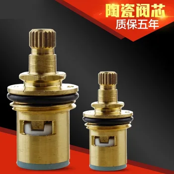 

Faucet copper valve core double head ceramic valve core cold hot tap valve core fast open ceramic valve core