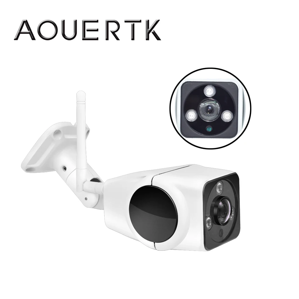 AOUERTK Audio Record ONVIF Wifi Camera 1080P Security Bullet Monitor