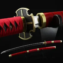 One piece Roronoa Зоро косплей меч сандай китсу японская игра-Аниме Катана 1045 углеродистая сталь острый край лезвия