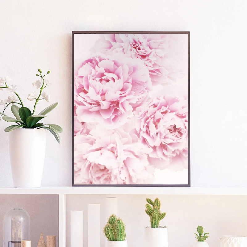 Peony Flower Print Home Decor