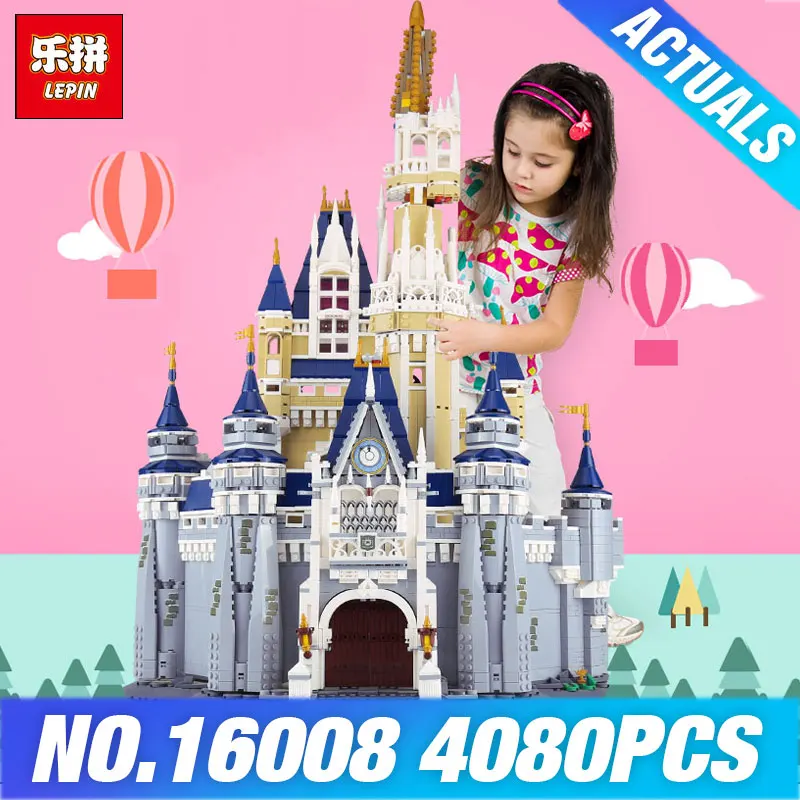 Blocos lepin 16008 cinderela princesa castelo Tipo de Bloco de Plástico : Blocos Autotravantes