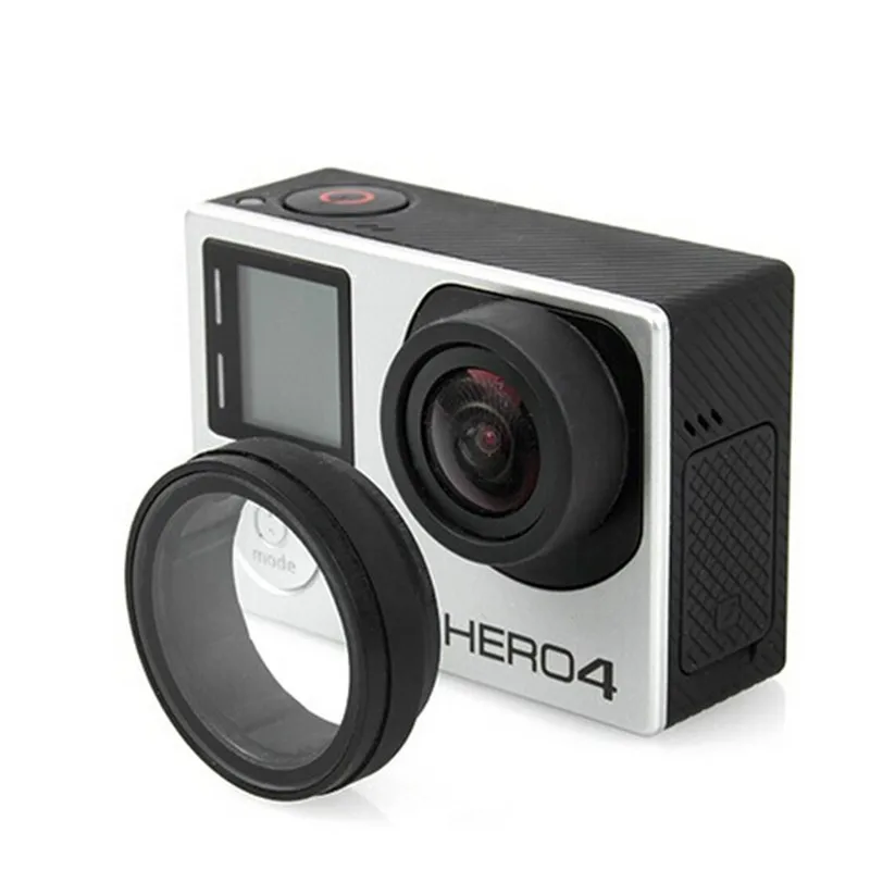 

New Gopro UV Mirror Lens Protector Lens Protective Cover Mount for GoPro HD Hero 3 3+ Plus 4 Camera Mounts Gopro Accessories