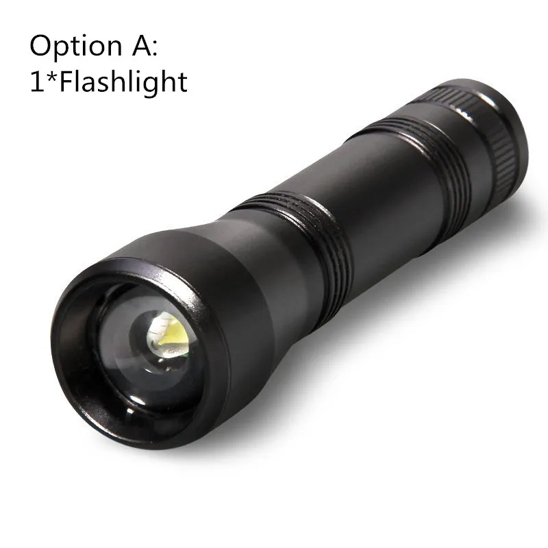 6000Lm LED UV Flashlight UV Light Torch 5Mode Zoomable 395nm Blacklight 18650 bc 