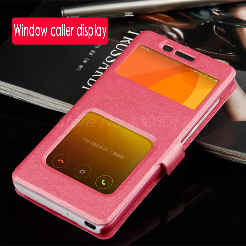 

Luxury Front Smart Window View Leather Filp Case For Xiaomi Redmi Note 7 6 5 Pro 4X Redmi 5 Plus 4X 4A 5A 6A K20 Pro Case Cover