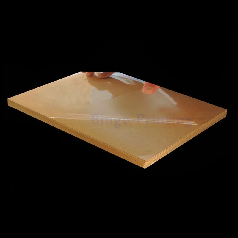 100 X A4 PVC Sticker Vinyl Sticker Transparent Clear Sticker For Laser Printer