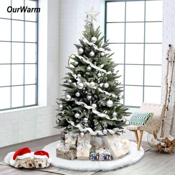 OurWarm 48inch Christmas Tree Skirt Gift Base Faux Fur Xmas Tree Skirt Merry Christmas Gift New Year Decoration For Home White
OurWarm 48inch Christmas Tree Skirt Gift Base Faux Fur Xmas Tree Skirt Merry Christmas Gift New Year Decoration For Home White