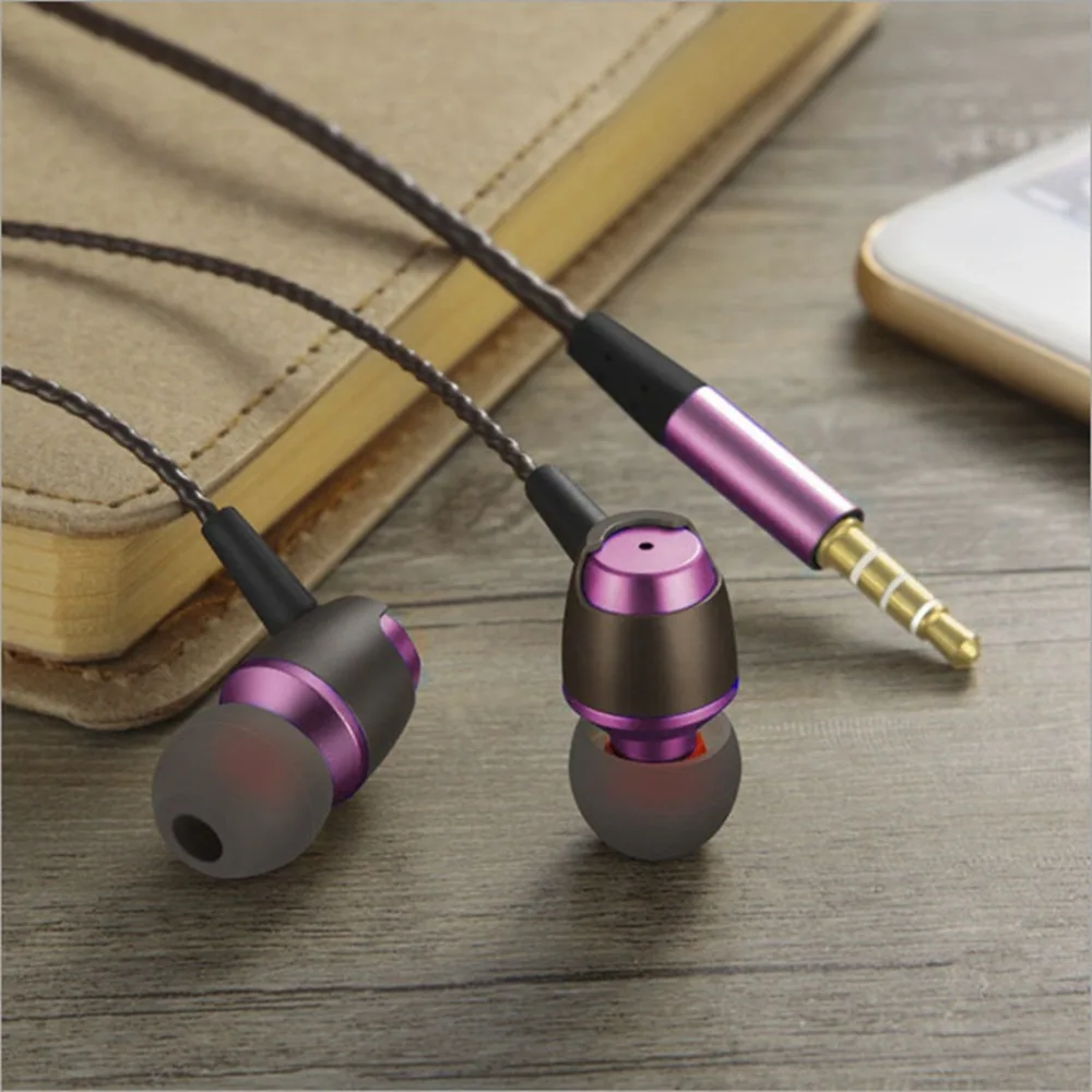 Hangrui New 3.5mm Metal In-ear Earphone For Phone Bass Sport Earphones With Microphone Headset Stereo For iphone Samsung Xiaomi (13)