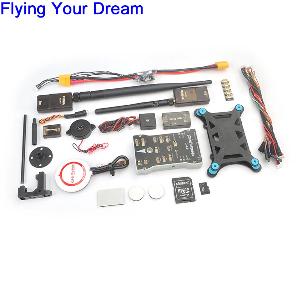 

Pixhawk 2.4.8 PX4 Autopilot PIX 32 Bit Flight Controller w/ M8N GPS + Radio Telemetry + OSD + Power Module + Damping Board+ I2C