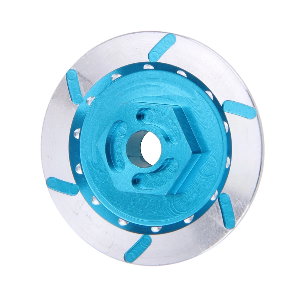

4pcs Blue Aluminum Brake Disc Wheel Adaptor For 1:10 HSP HPI RC Car For Buggy Monster Truck Short Course On-road Flat RC Car