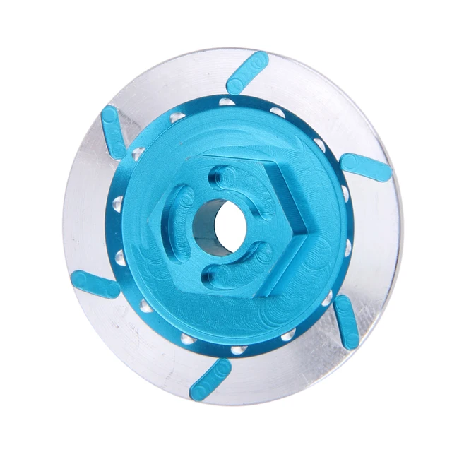 Special Price 4pcs Blue Aluminum Brake Disc Wheel Adaptor For 1:10 HSP HPI RC Car For Buggy Monster Truck Short Course On-road Flat RC Car