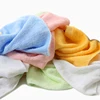 1 Piece Bamboo Fiber Fabric Solid Color Face Towel Absorbent Soft Hand Face Towel 25*25cm Spring Autumn Towel for Children 2