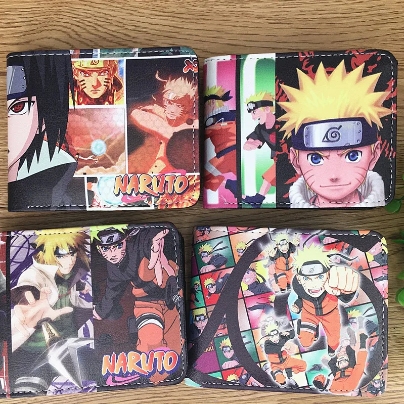 NARUTO Wallet Japan Fashion Cartoon Pattern Printing Comics Wallet 