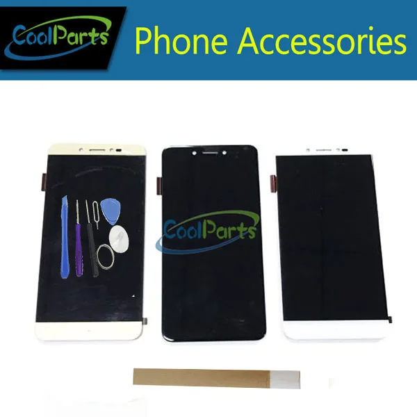 Billige 1 teil los 5,3 Für Prestigio Gnade Z5 PSP5530 DUO PSP5530 LCD Display + Touch Screen Digitizer Schwarz Weiß Gold farbe + Band Werkzeug