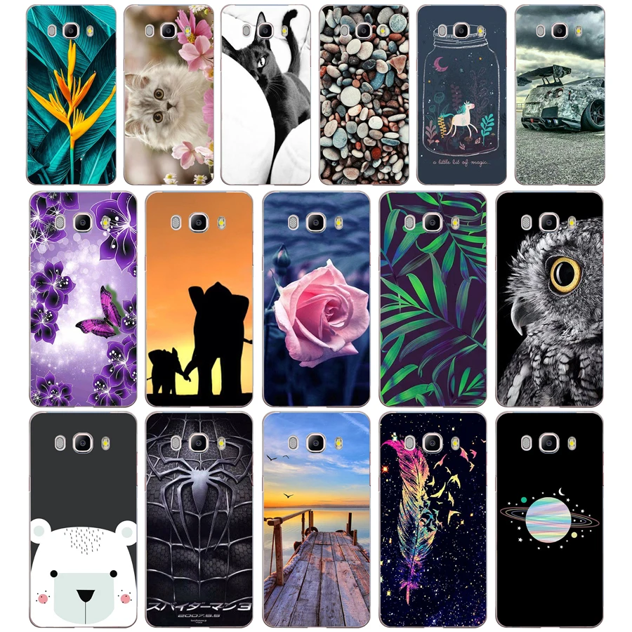 

I silicone Case FOR Samsung Galaxy J7 2016 Case J710 J710F Cover FOR Samsung J7 2016 phone soft tpu protective printing bags