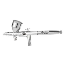 KKmoon Gravity Feed двойного действия Аэрограф набор для искусства Ремесленная краска хобби модель тела ногтей аэрограф 0,2/0,3/0,5 мм 9cc