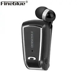 Fineblue F-V3 беспроводной бизнес гарнитура Bluetooth спортивный драйвер Auriculares наушники Телескопический зажим на стерео с микрофоном