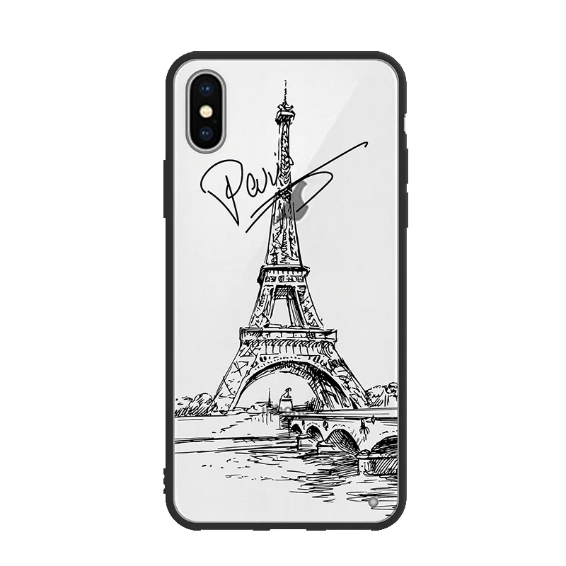 PC+TPU Case For iphone X Case Cover Sexy Girl Cartoon fundas For iphone X phone Cases Original 100% BiNFUL 9