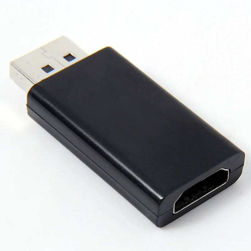 1pc 1080p Display Port DP Male To HDMI Female Adapter Black High Quality Dp To Hdmi Converter For HDTV PC DS